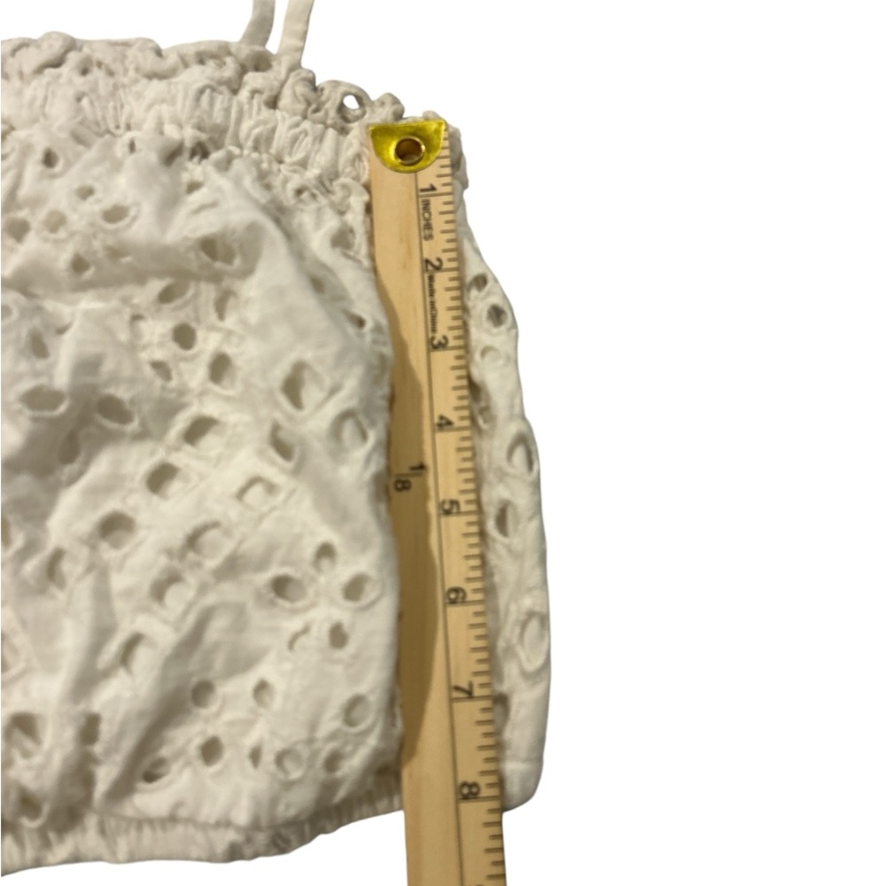 Express Ivory Ruffled Top - Picture 4 of 4